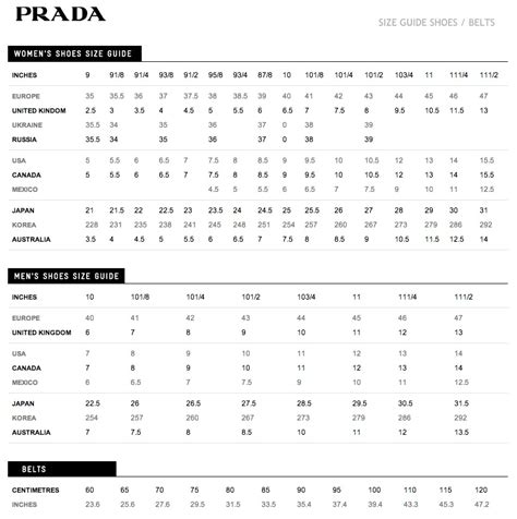 prada size chart dress|prada women's size chart.